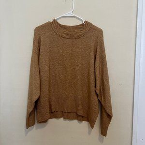 Target Tan Loose Fitting Sweater